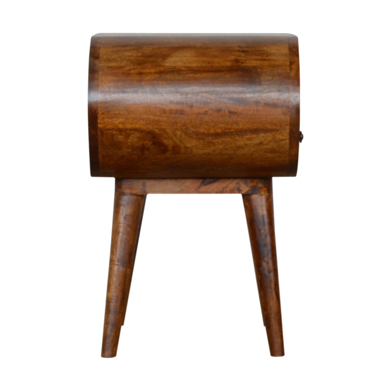 Chestnut Circular Open Bedside - Artisan Furniture