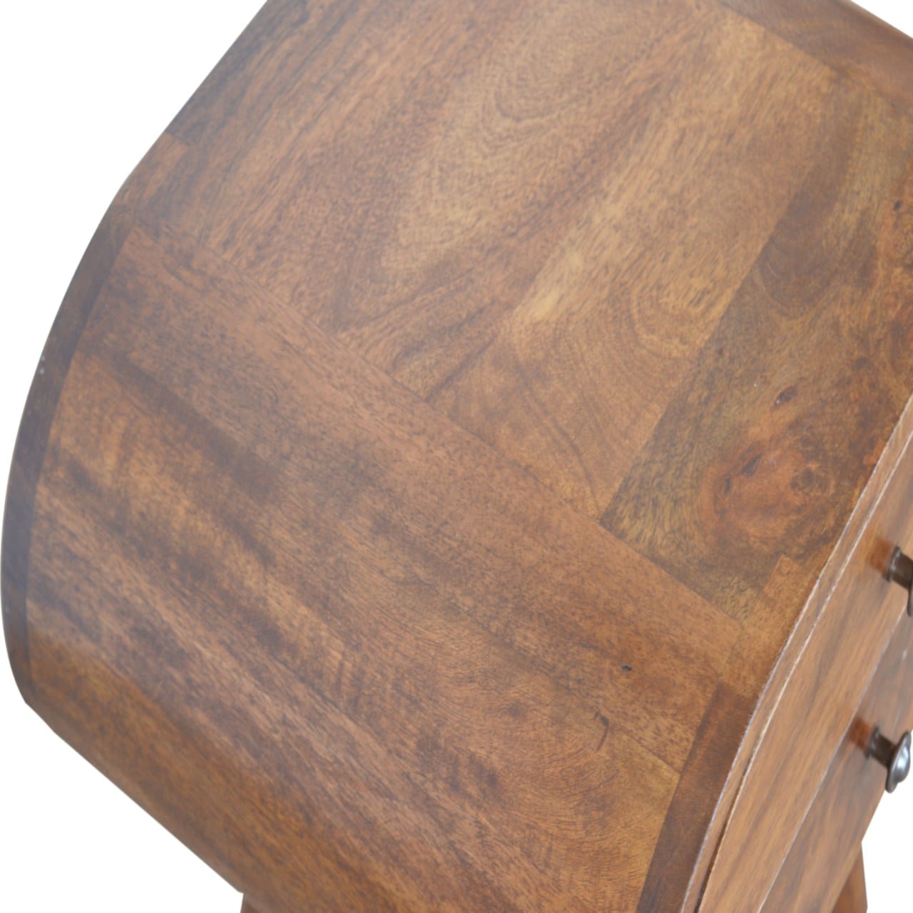 Chestnut Circular Bedside - Artisan Furniture