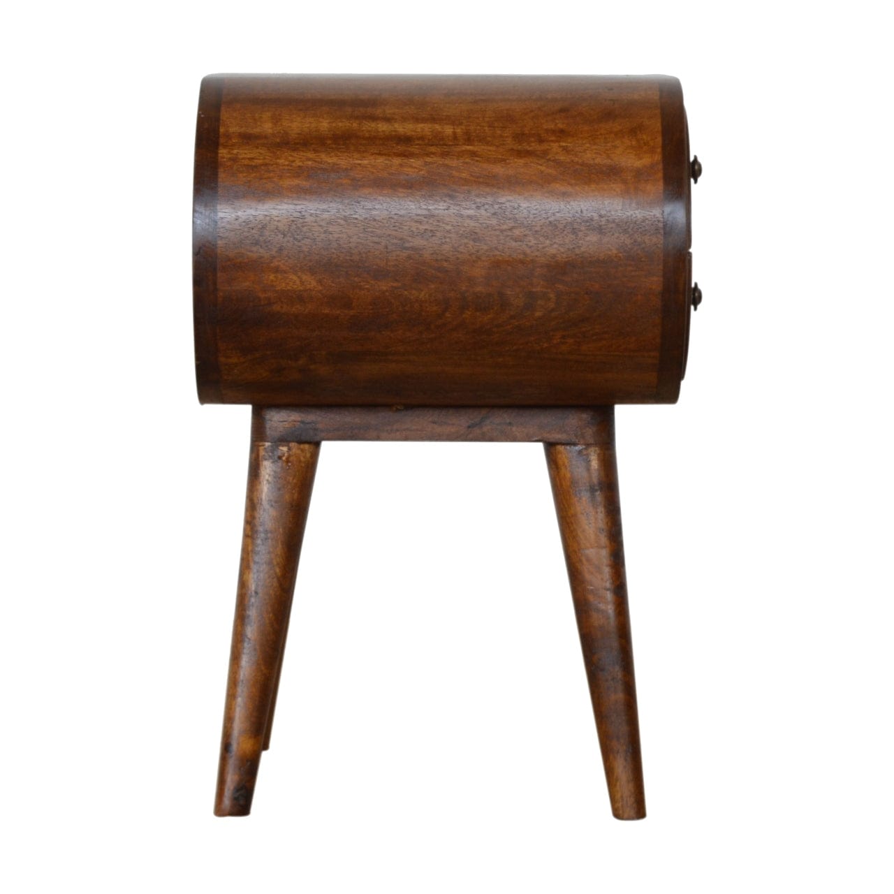 Chestnut Circular Bedside - Artisan Furniture