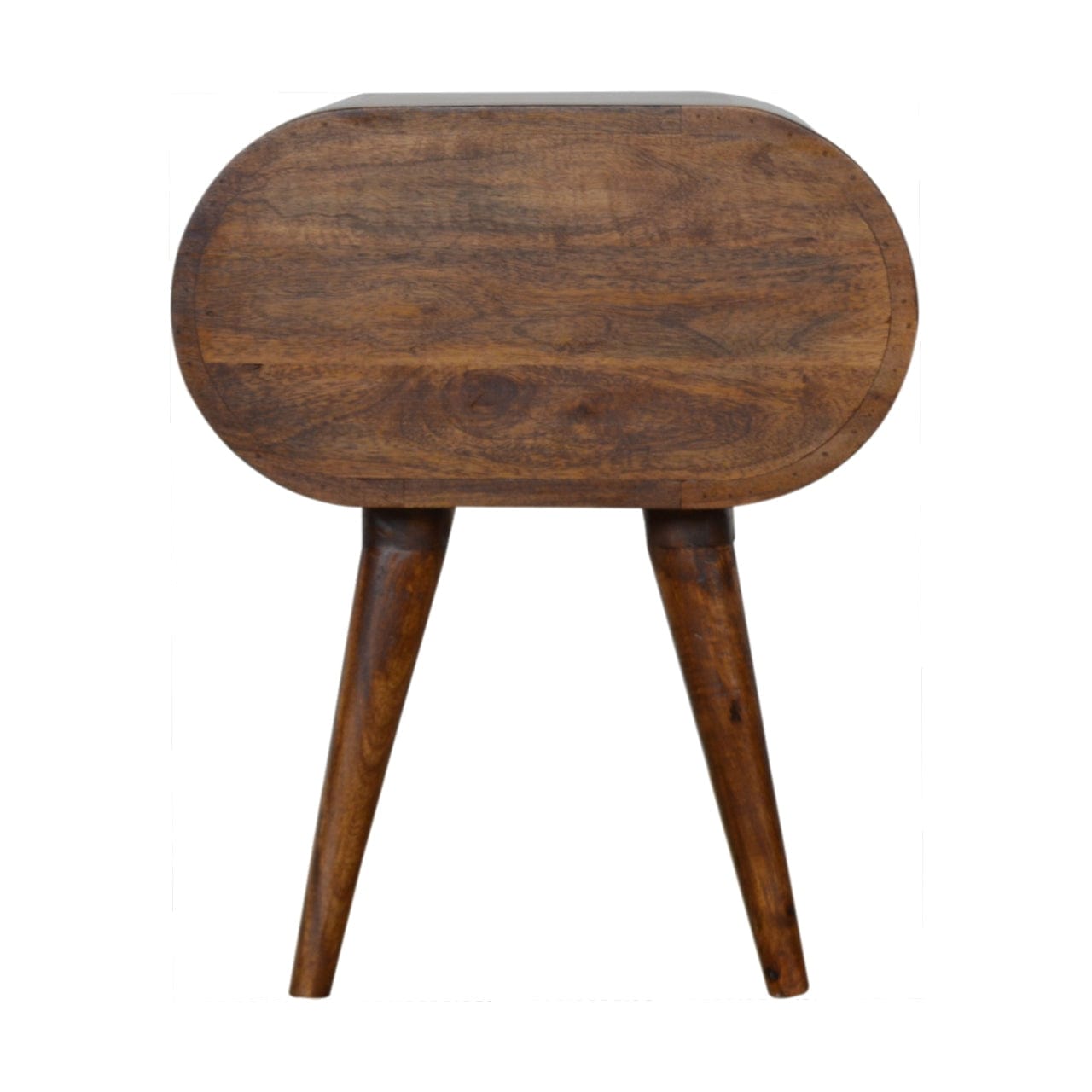 Chestnut Circular Bedside - Artisan Furniture