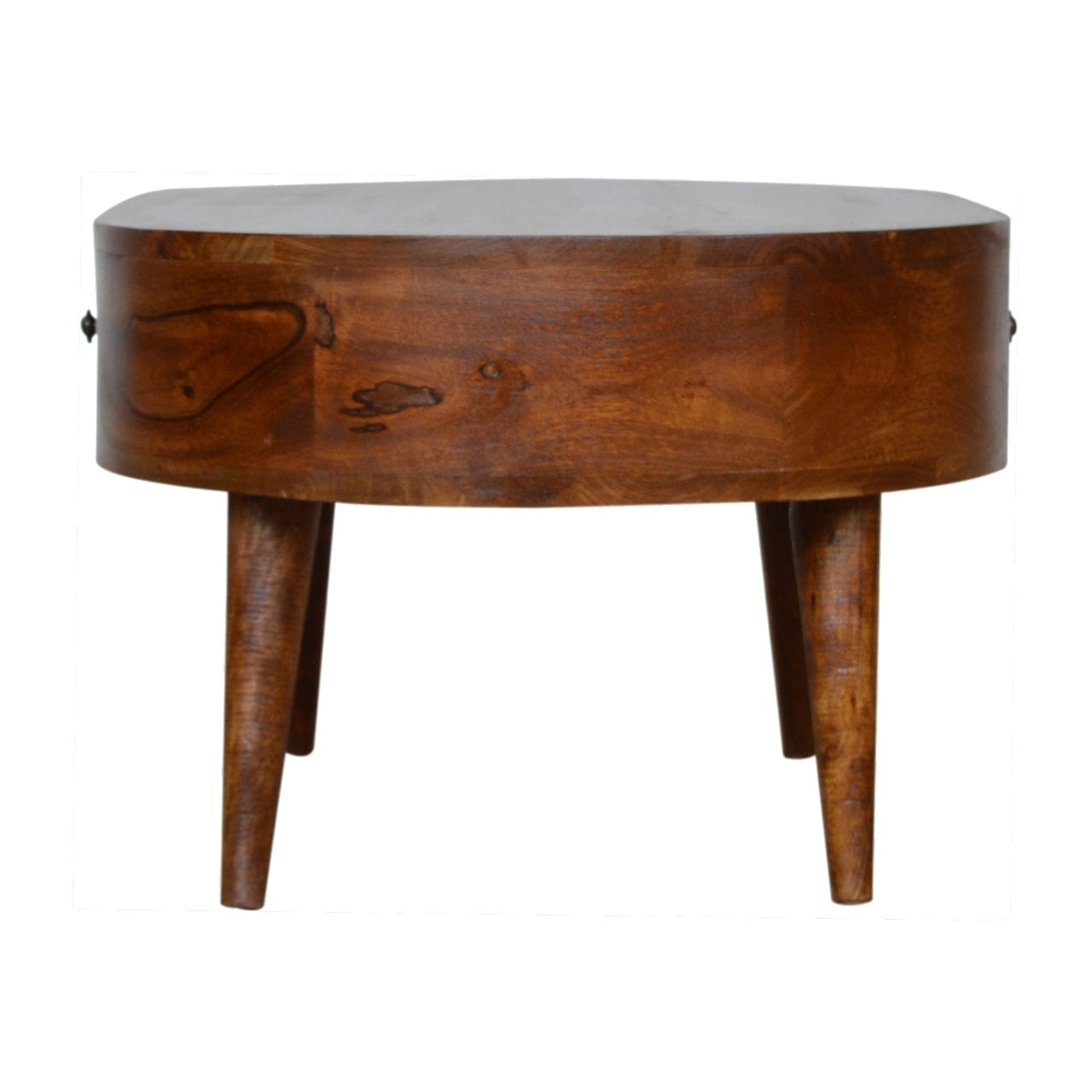 Chestnut Rounded Coffee Table - Artisan Furniture