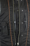 DS188 Upgraded Style Gun Pockets, Hidden 10'' Gun Metal Zipper, Side Daniel Smart Manufacturing