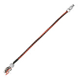 GBW209B Leather Biker Whip-Orange/Black W / White Pool Ball Daniel Smart Manufacturing