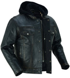 DS782 Men's Lightweight Drum Dyed Distressed Naked Lambskin Jacket Daniel Smart Manufacturing