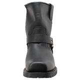 1436 Mens 7" Harness Motorcycle Boots With Zipper Daniel Smart Manufacturing