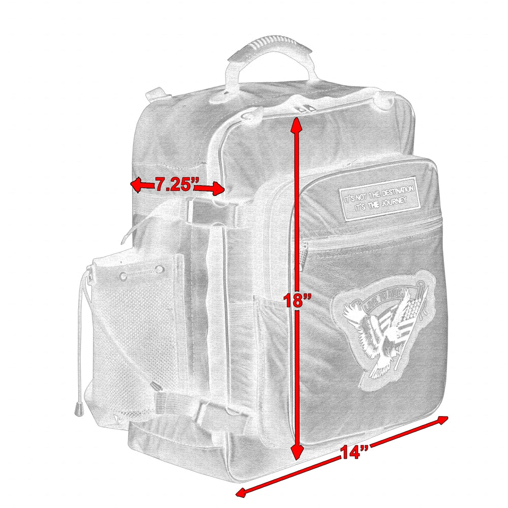 DS370 Three Piece Sissy Bar Back Pack Daniel Smart Manufacturing