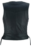 DS241 Women's Lightweight Vest with Rivets Detailing Daniel Smart Manufacturing