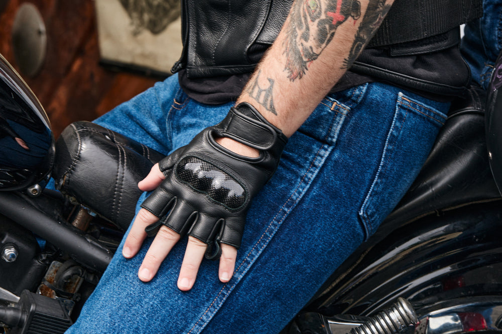 DS18 Sporty Fingerless Glove Daniel Smart Manufacturing