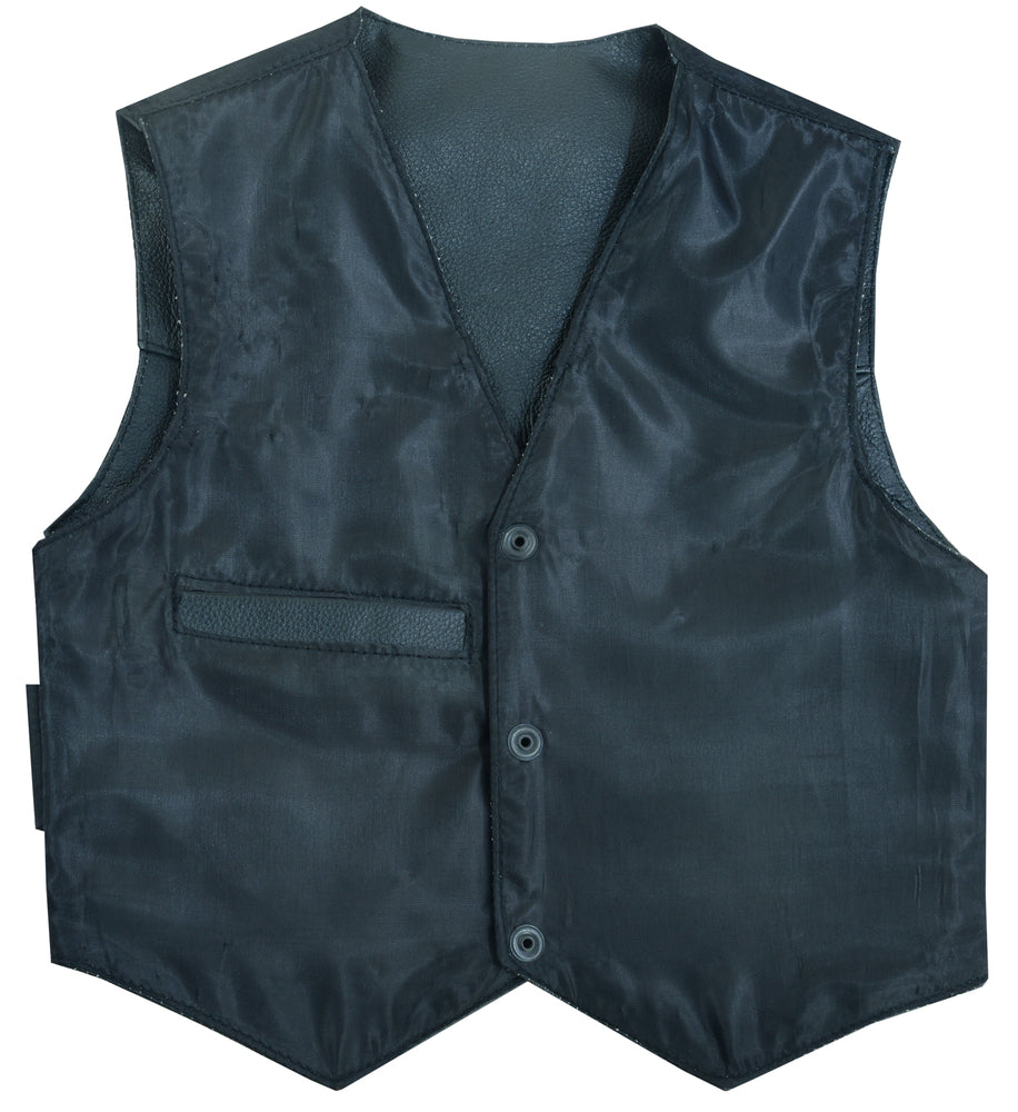 DS1744 Toddler Traditional Style Plain Side Vest Daniel Smart Manufacturing