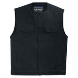 DM981BK Concealed Snaps, Denim Material, Hidden Zipper, w/o Collar Daniel Smart Manufacturing