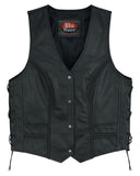 DS272 Women's Premium Braided Vest Daniel Smart Manufacturing