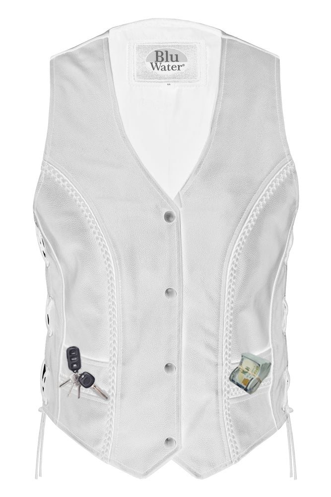 DS272 Women's Premium Braided Vest Daniel Smart Manufacturing