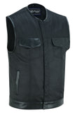 DS687 Concealed Snap Closure, Textile Material, W/O Collar & Hidden Z Daniel Smart Manufacturing