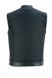 DS689 Concealed Snap Closure, Textile Material, Scoop Collar & Hidden Daniel Smart Manufacturing