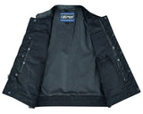 DS689 Concealed Snap Closure, Textile Material, Scoop Collar & Hidden Daniel Smart Manufacturing