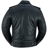 DS732 Men's Premium Classic Plain Side Police Style Jacket Daniel Smart Manufacturing