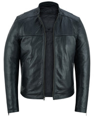 Wanton Men's Fashion Leather Jacket Daniel Smart Manufacturing