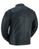 DS742 Men's Lightweight Drum Dyed Naked Lambskin Jacket Daniel Smart Manufacturing