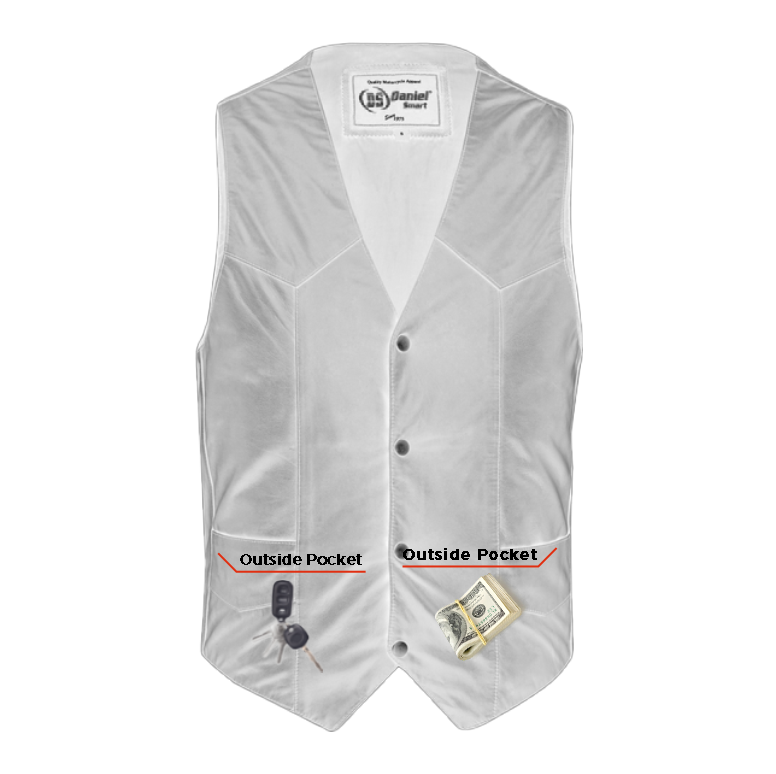 DS109 Men's Traditional Light Weight Vest Daniel Smart Manufacturing