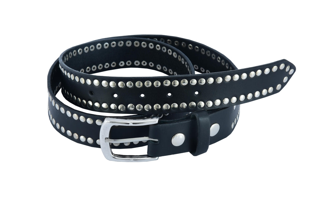 BLT2011 Premium Quality Studded Leather Belt Daniel Smart Manufacturing