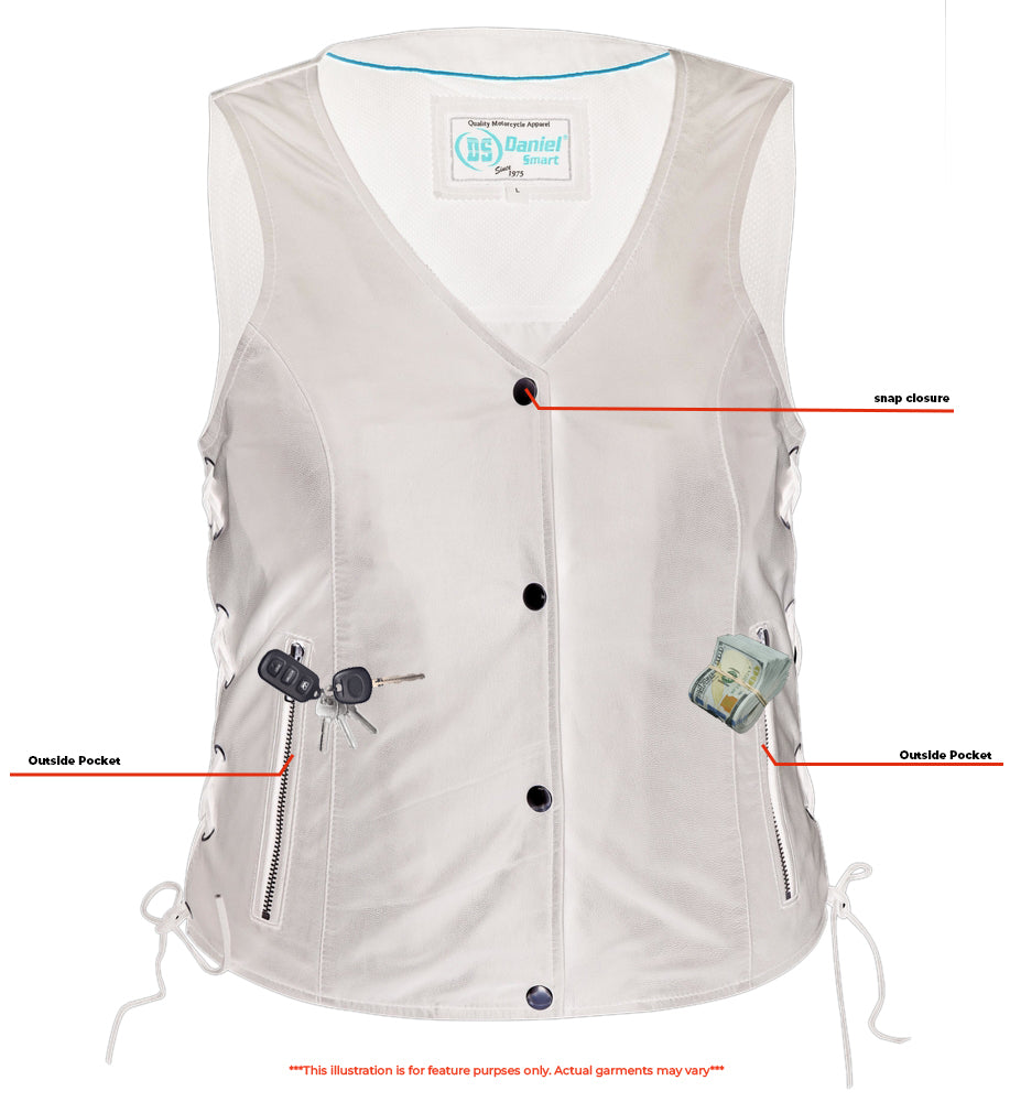 DS294 Women's Full Cut Great Fit Vest Daniel Smart Manufacturing