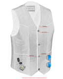 DS115 Men's Single Back Panel Concealed Carry Vest Daniel Smart Manufacturing