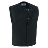 DM981BK Concealed Snaps, Denim Material, Hidden Zipper, w/o Collar Daniel Smart Manufacturing