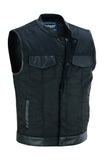 DS689 Concealed Snap Closure, Textile Material, Scoop Collar & Hidden Daniel Smart Manufacturing