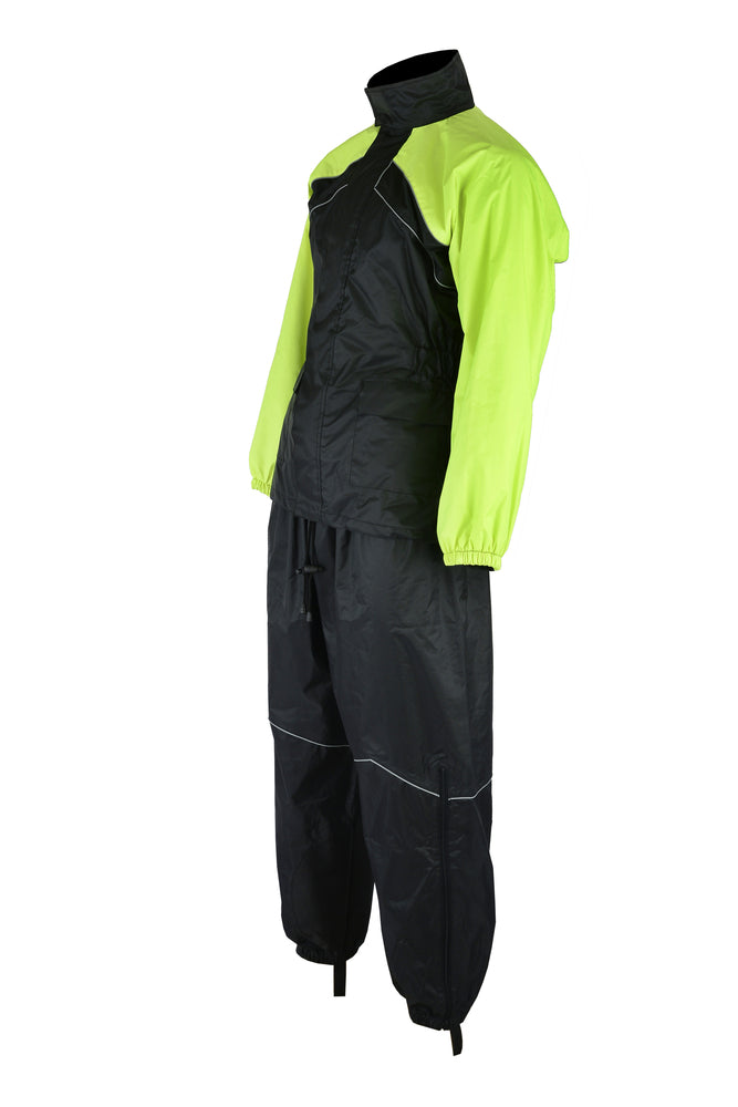 DS592HV Rain Suit (Hi-Viz Yellow) Daniel Smart Manufacturing