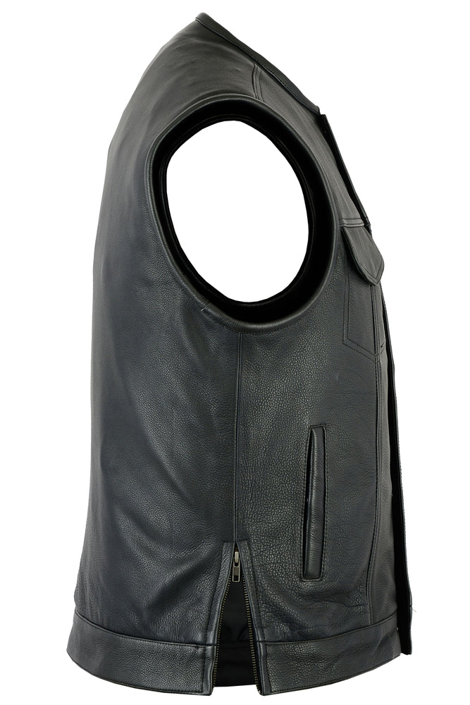 DS187 Upgraded Style Gun Pockets, Hidden Gun Metal Zipper, Bottom Sid Daniel Smart Manufacturing