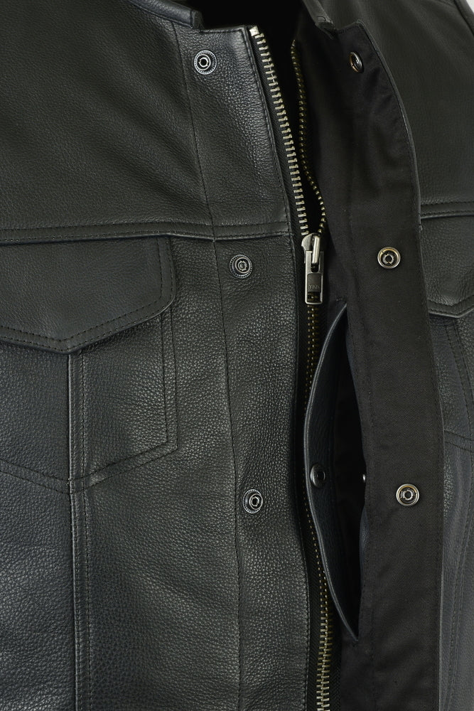 DS187 Upgraded Style Gun Pockets, Hidden Gun Metal Zipper, Bottom Sid Daniel Smart Manufacturing