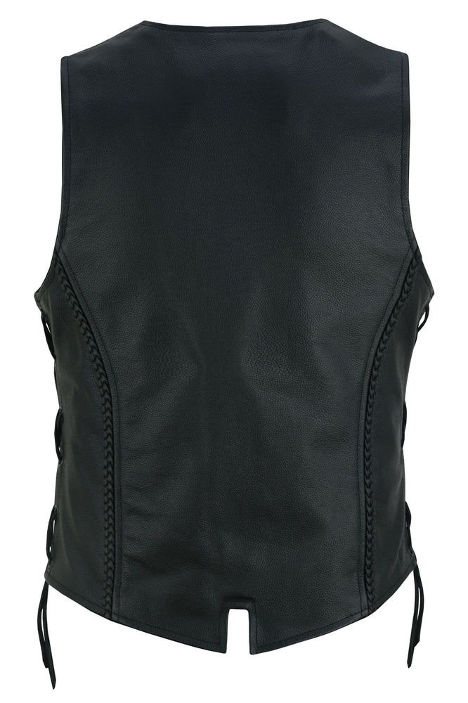 DS272 Women's Premium Braided Vest Daniel Smart Manufacturing