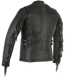 DS880 Women's Stylish Jacket with Fringe Daniel Smart Manufacturing