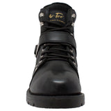 9143 Men's YKK Zipper Biker Boot-Black Daniel Smart Manufacturing