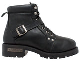 9143 Men's YKK Zipper Biker Boot-Black Daniel Smart Manufacturing