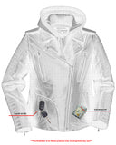 DS877 Women's M/C Jacket with Rub-Off Finish Daniel Smart Manufacturing