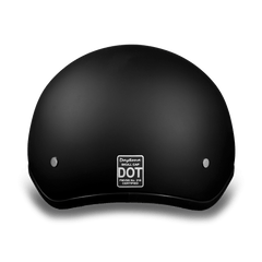 D1-BNS D.O.T. DAYTONA SKULL CAP W/O VISOR - DULL BLACK Daniel Smart Manufacturing