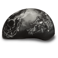 D6-G D.O.T. DAYTONA SKULL CAP - W/ GUNS - Daniel Smart Manufacturing