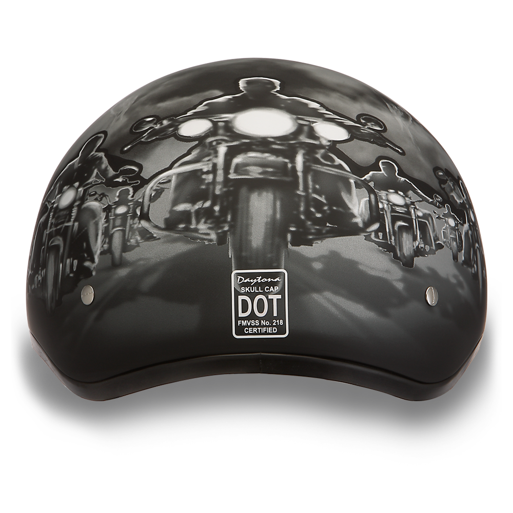 D6-G D.O.T. DAYTONA SKULL CAP - W/ GUNS Daniel Smart Manufacturing