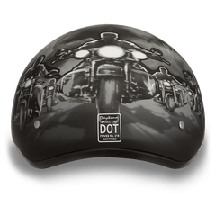 D6-G D.O.T. DAYTONA SKULL CAP - W/ GUNS - Daniel Smart Manufacturing