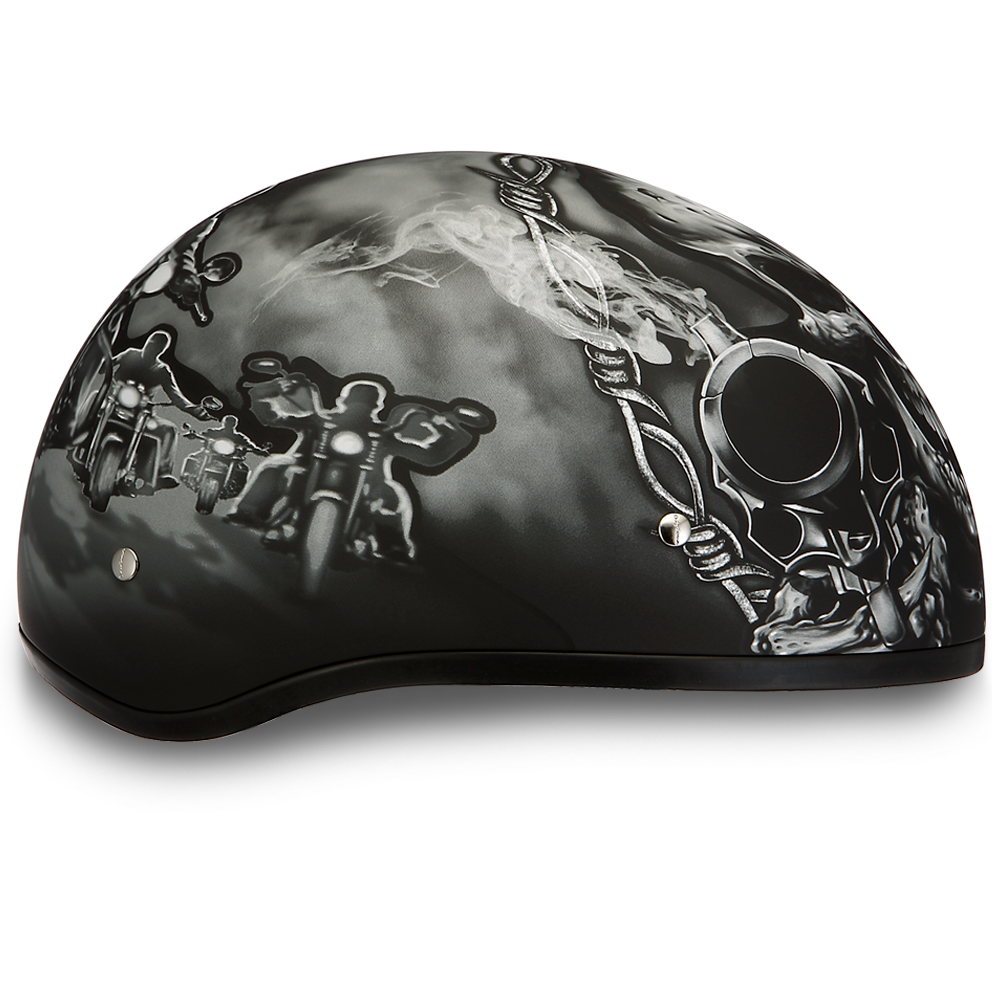 D6-G D.O.T. DAYTONA SKULL CAP - W/ GUNS Daniel Smart Manufacturing