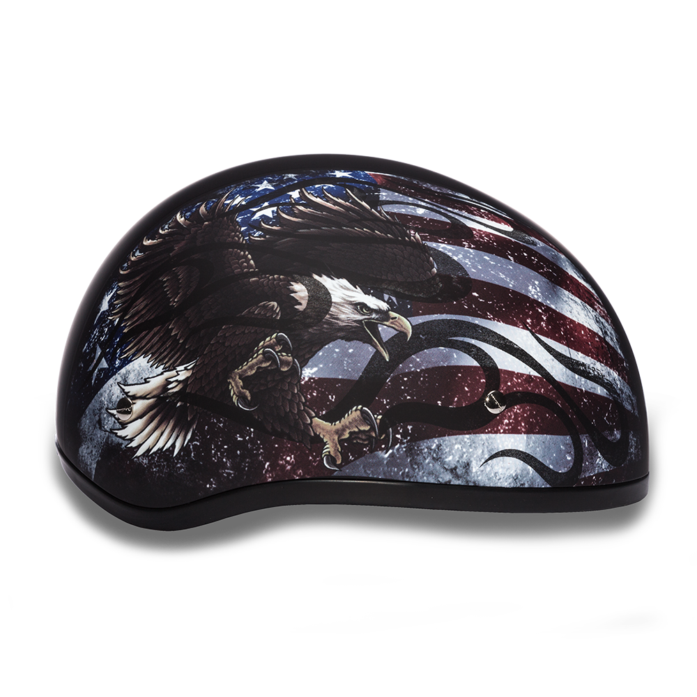 D6-USA D.O.T. DAYTONA SKULL CAP - W/ USA Daniel Smart Manufacturing