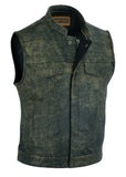 DS108 Men's Conceal Carry Antique Brown Vest Daniel Smart Manufacturing