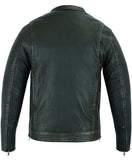 DS790 Men's Modern Utility Style Jacket in Lightweight Drum Dyed Dist Daniel Smart Manufacturing