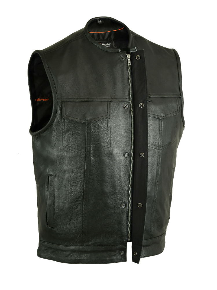 DS181A Concealed Snap Closure, Milled Cowhide, Without Collar & Hidde Daniel Smart Manufacturing