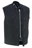 DS909 Men's Modern Utility Style Canvas Vest Daniel Smart Manufacturing