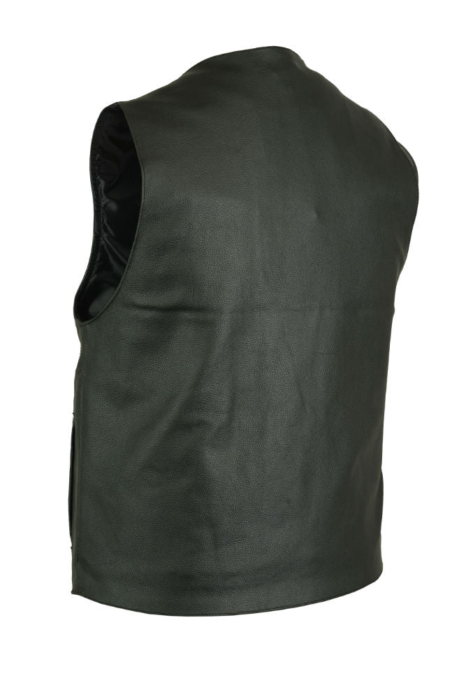 DS141 Men's Single Back Panel Concealed Carry Vest (Buffalo Nickel Sn Daniel Smart Manufacturing