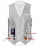 DS100 Men's Ten Pocket Utility Vest Daniel Smart Manufacturing