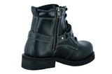 DS9766 Women's Boots with Side Zipper and Single Strap Daniel Smart Manufacturing