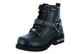 DS9766 Women's Boots with Side Zipper and Single Strap Daniel Smart Manufacturing